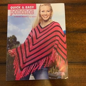 Leisure Arts Crochet Ponchos Book